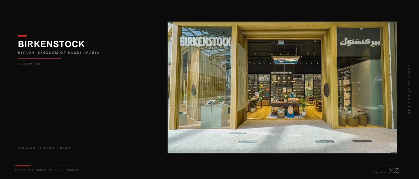 Birkenstock — Riyadh fit-out by XYZ