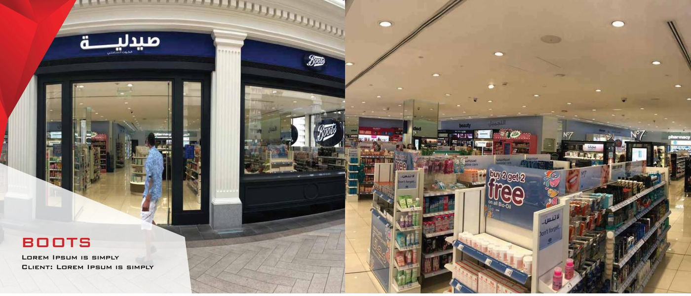 Boots — Kuwait fit-out by XYZ