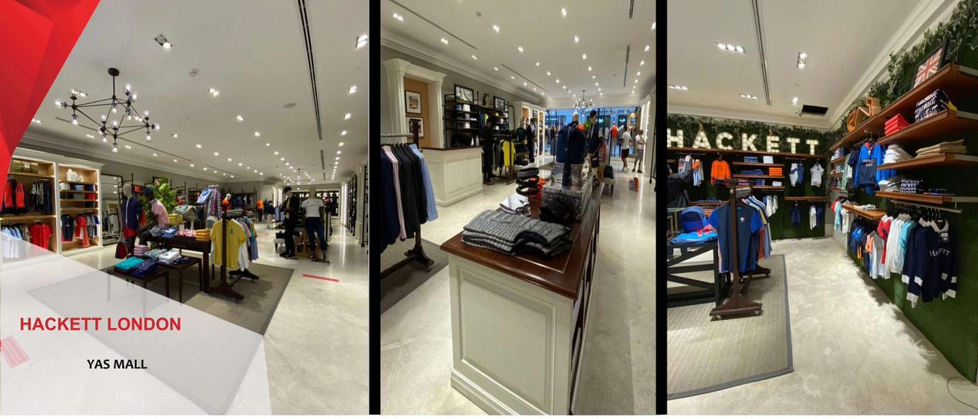 Hackett London — Abu Dhabi fit-out by XYZ