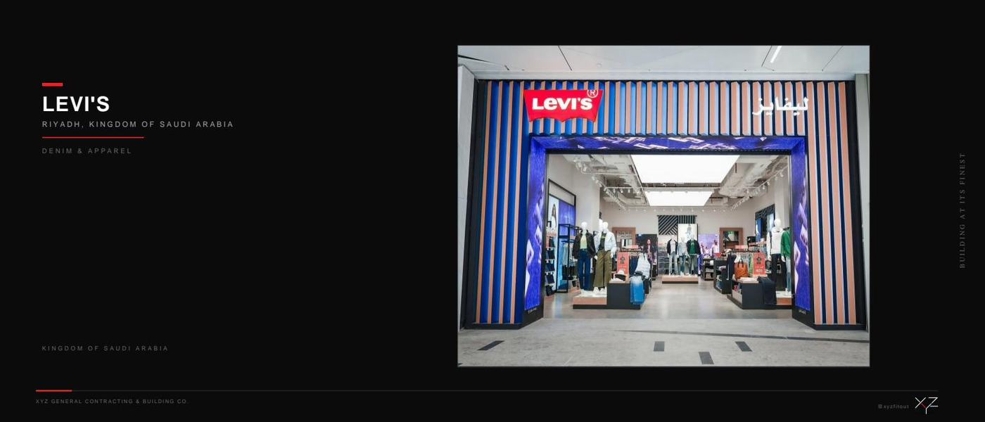 Levi's — Riyadh fit-out by XYZ