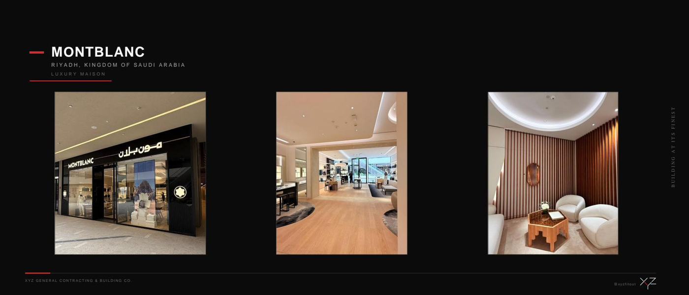 Montblanc — Riyadh fit-out by XYZ