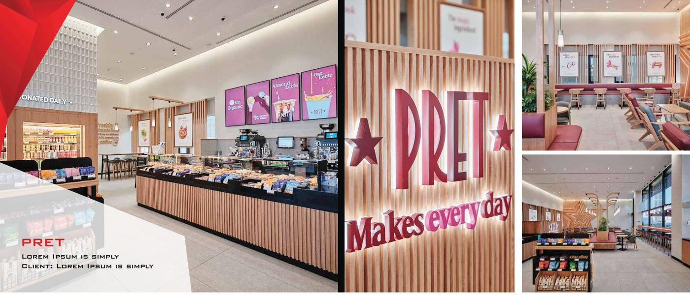 Pret A Manger — Kuwait fit-out by XYZ