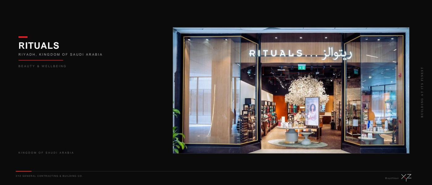 Rituals — Riyadh fit-out by XYZ