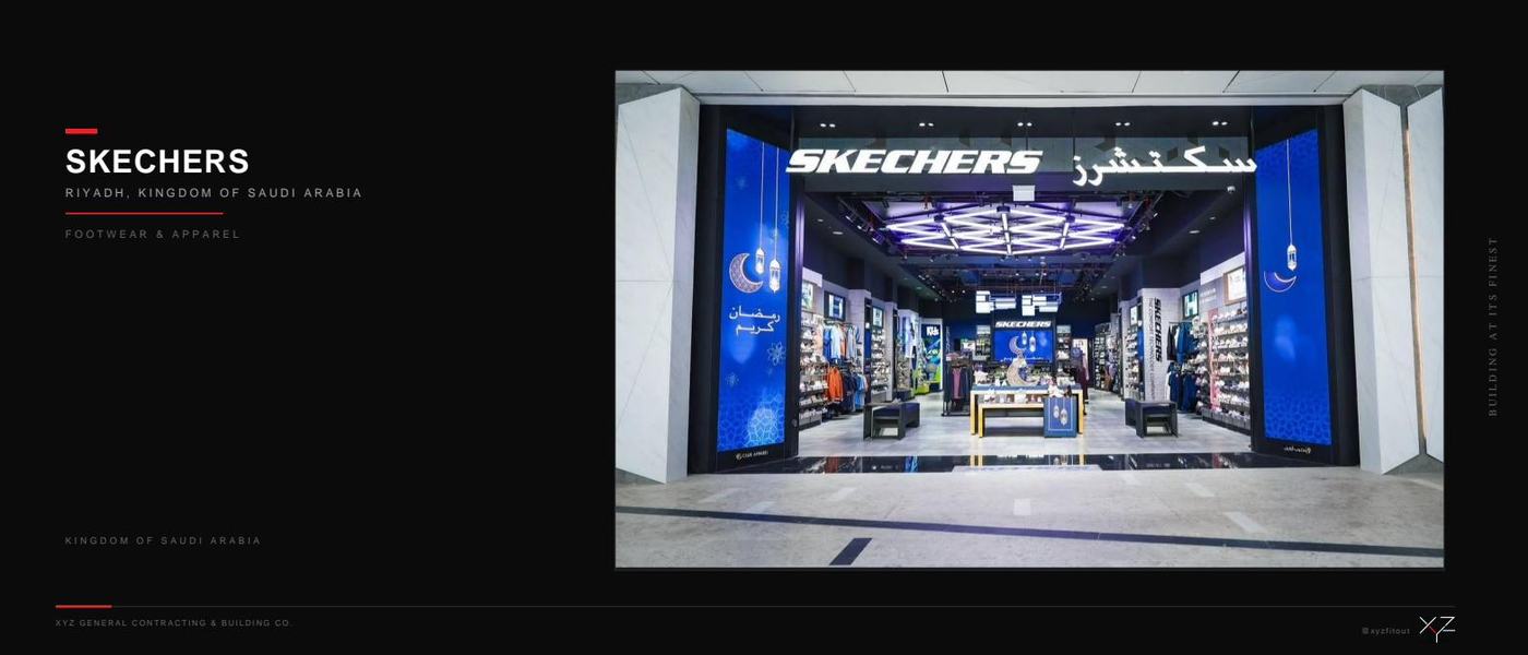 Skechers — Riyadh fit-out by XYZ