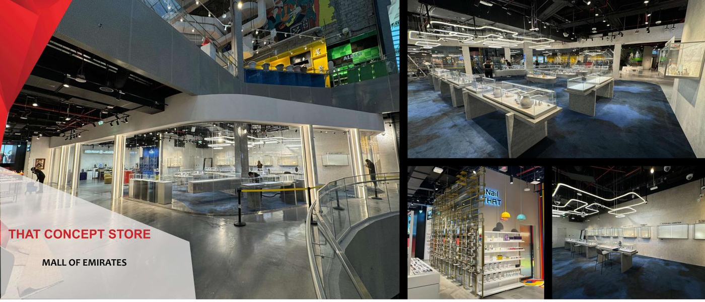 THAT Concept Store — Dubai fit-out by XYZ