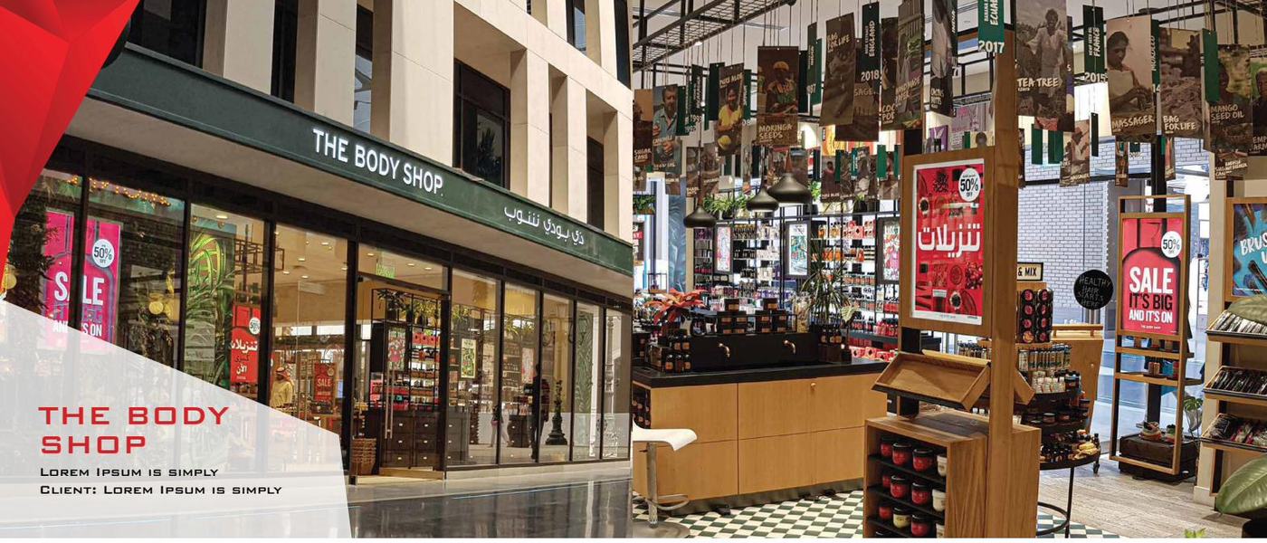 The Body Shop — Kuwait fit-out by XYZ