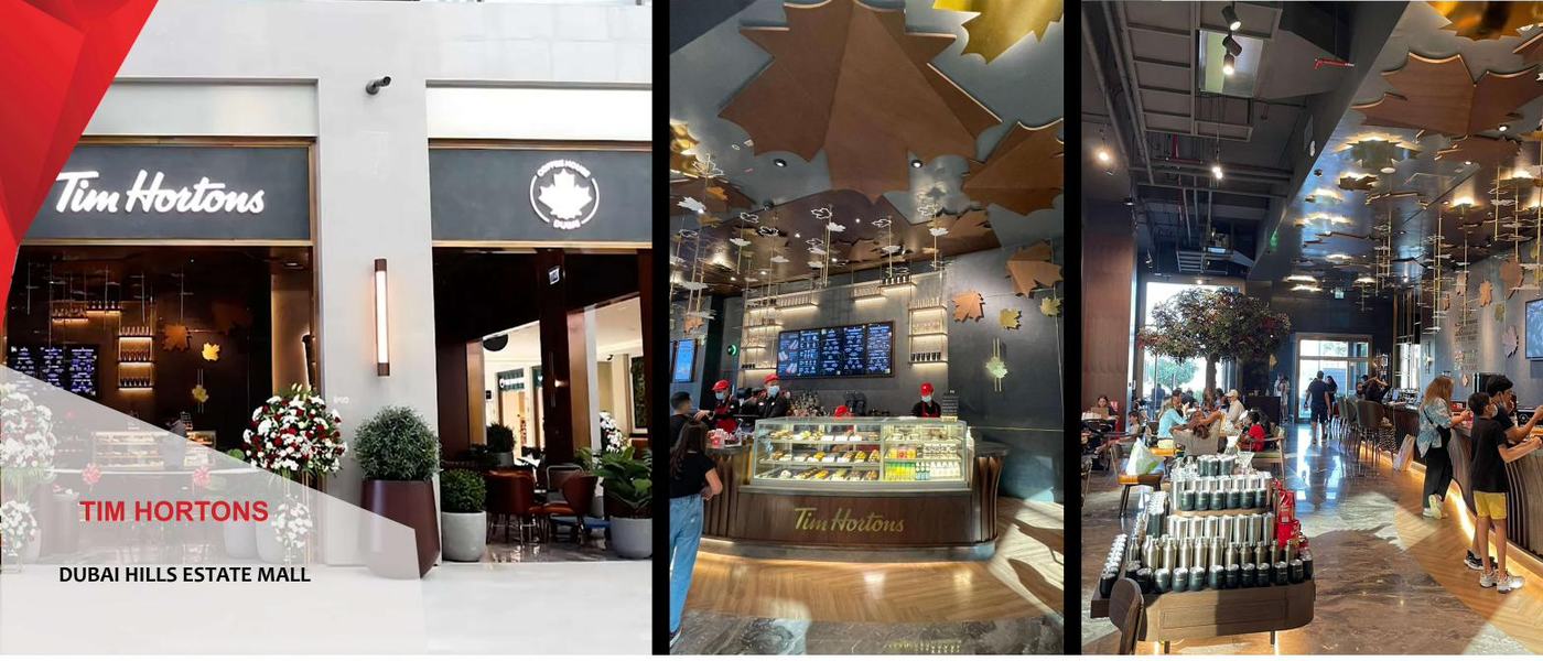 Tim Hortons — Dubai fit-out by XYZ