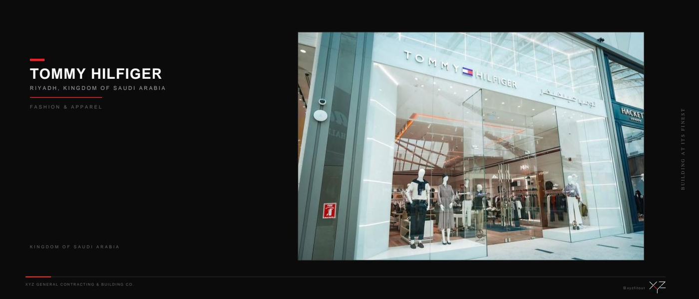 Tommy Hilfiger — Riyadh fit-out by XYZ