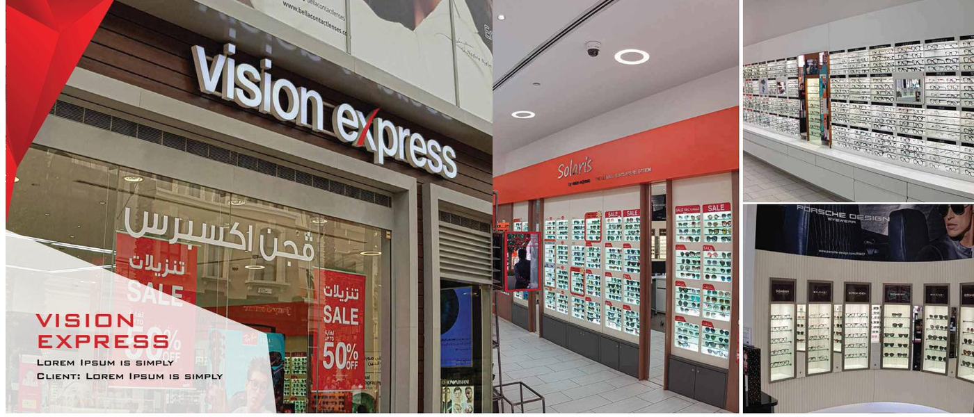 Vision Express — Kuwait fit-out by XYZ